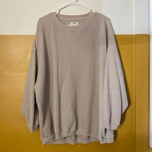 Aerie Oversized Thermal Knit Sweater